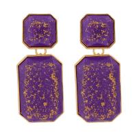 Resin Earring Zinc Alloy with Resin plated for woman Sold By Pair