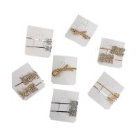 Hair Slide Zinc Alloy plated fashion jewelry & for woman & with rhinestone nickel lead & cadmium free Sold By PC