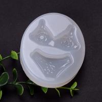 DIY Epoxy Mold Set, Silicone, Ellipse, plated, durable, clear, 72x58mm, 20PCs/Lot, Sold By Lot