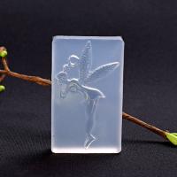 DIY Epoxy Mold Set Silicone Fairy Shaped for DIY Jewelry Pendants plated durable clear Sold By Lot
