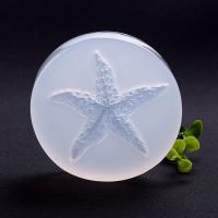 DIY Epoxy Mold Set Silicone Starfish Shaped Bakeware for Chocolate Candy and Gummy Mold plated durable clear Sold By Lot