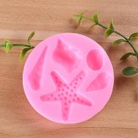 DIY Epoxy Mold Set Silicone Round Bakeware for Chocolate Candy and Gummy Mold plated durable pink Sold By Lot