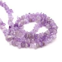 Gemstone Chips Amethyst irregular polished DIY purple Sold By Strand