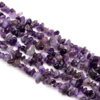Gemstone Chips, Amethyst, irregular, polished, DIY, purple, 5x8mm, Sold By Strand