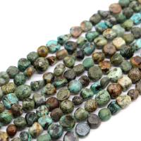 Perles turquoises, Turquoise africain, Irrégulière, poli, DIY, 6x9mm, Vendu par brin