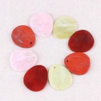 Gemstone Pendants Jewelry Natural Stone Teardrop plated DIY 40mm Sold By PC
