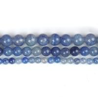 Natural Aventurine Beads Blue Aventurine DIY blue Sold By PC
