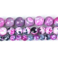 Agate Beads, Fire Agate, plated, DIY & different size for choice, multi-colored, Sold By PC