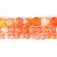 Natural Effloresce Agate Beads, plated, DIY & different size for choice, multi-colored, Sold By PC
