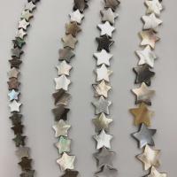 Black Shell Beads, Star, Sold By Strand