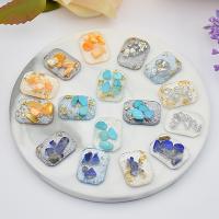 Fashion Resin Cabochons, more colors for choice, 25x25x8mm, Sold By PC