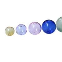 Glass Globe Cover Vial, Lampwork, double-hole, more colors for choice, 20mm, Sold By PC