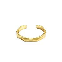 Brass δάχτυλο του δακτυλίου, Ορείχαλκος, επιχρυσωμένο, Ρυθμιζόμενο & για τη γυναίκα & με στρας, περισσότερα χρώματα για την επιλογή, 17.50x2.50mm, Sold Με PC