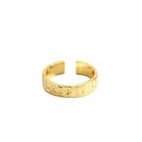 Brass δάχτυλο του δακτυλίου, Ορείχαλκος, επιχρυσωμένο, Ρυθμιζόμενο & για τη γυναίκα, περισσότερα χρώματα για την επιλογή, 17.50x5mm, Sold Με PC