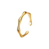 Brass δάχτυλο του δακτυλίου, Ορείχαλκος, επιχρυσωμένο, Ρυθμιζόμενο & για τη γυναίκα, περισσότερα χρώματα για την επιλογή, 16.50x2.40mm, Sold Με PC