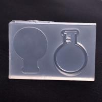DIY Epoxy Mold Set, Silicone, plated, durable, clear, 53x35x9mm, 20PCs/Lot, Sold By Lot