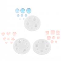 DIY Epoxy Mold Set Silicone Round for DIY Jewelry Pendant & Cabochon & Earring Charms Mold plated durable Sold By Lot
