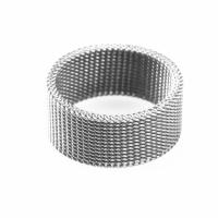 Stainless Steel Finger Ring, Round, plated, fashion jewelry & Unisex & different size for choice, 100PCs/Lot, Sold By Lot