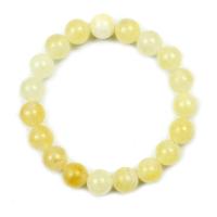 Quartz Bracelets, Citrine, Round, fashion jewelry & DIY & different size for choice, yellow, 155mm, Sold Per Approx 6.1 Inch Strand