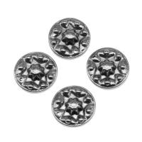Stainless Steel Pendants, Round, silver color plated, 23x15x5mm, Approx 100PCs/Bag, Sold By Bag