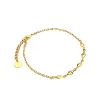 Brass Bracelet plated for woman & with rhinestone 4.5mm 7mm Sold Per Approx 8.26 Inch Strand