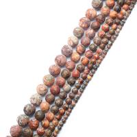 Leopard Skin Jasper Beads, Leopard Skin Stone, Round, polished, DIY & different size for choice, Sold By Strand