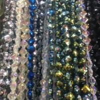 Perles cristal, Placage, DIY, plus de couleurs à choisir, 12mm, 30PC/brin, Vendu par brin