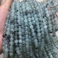 Gemstone Jewelry Beads Natural Prehnite Round polished DIY Sold By Strand