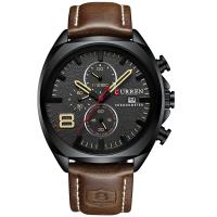 Men Wrist Watch Zinc Alloy with Leather plated Adjustable & multifunctional & for man & waterproof Sold By PC