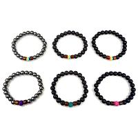 Gemstone Bracelets Natural Stone fashion jewelry & elastic & DIY Sold Per Approx 7.5 Inch Strand