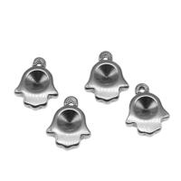 Stainless Steel Pendant Setting, silver color plated, 17x14x4mm, Approx 100PCs/Bag, Sold By Bag