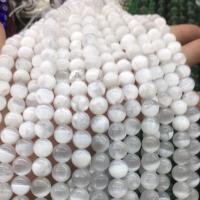Gypsum Stone Beads Round Sold By Strand