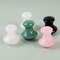 Joyería de masaje, Cuarzo natural, con Piedras preciosas, más colores para la opción, 41x35x23mm, Vendido por Set