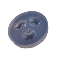 DIY Epoxy Mold Set, Silicone, Round, plated, durable, clear, 52x52x11mm, 20PCs/Lot, Sold By Lot