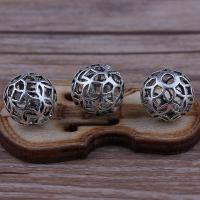 Zinc Alloy Hollow Beads plated DIY silver color 10mm*10mm Sold By PC