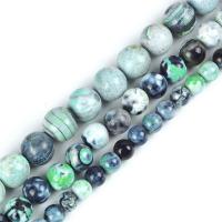 Agat perler, Fire Agate, Runde, poleret, du kan DIY & forskellig størrelse for valg, Solgt af Strand
