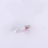 Gemstone Pendants Jewelry Natural Stone with Zinc Alloy plated DIY nickel lead & cadmium free Sold By Bag