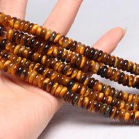 Natural Tiger Eye Beads Flat Round polished DIY Sold By Strand