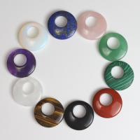 Gemstone Vedhæng Smykker, Natursten, mode smykker & du kan DIY & for kvinde, flere farver til valg, (28*5mm)x12mm, Solgt af PC