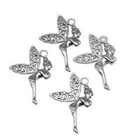 Stainless Steel Pendants, Butterfly, silver color plated, 33x22x2mm, Approx 100PCs/Bag, Sold By Bag