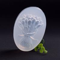 DIY Epoxy Mold Set, Silicone, Ellipse, plated, durable, clear, 80x15mm, 20PCs/Lot, Sold By Lot