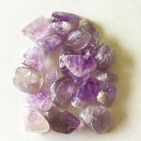 Amethyst Decoration, irregular, polished, different size for choice, purple, 20-40mm, Sold By Bag