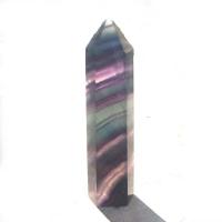 Buntes Fluorit Point- Dekoration, poliert, verschiedene Größen vorhanden, farbenfroh, verkauft von PC