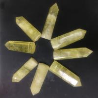 Citrine Point Decoration, polished, yellow, 80-90mm, Sold By PC