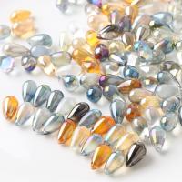 Perles murano plaquées, chalumeau, larme, Placage, DIY, plus de couleurs à choisir, 9x15mm, Vendu par PC