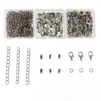 Iron Jewelry Finding Set, plated, DIY, more colors for choice, nickel, lead & cadmium free, Sold By Box