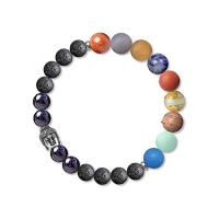 dragi kamen Narukvice, Prirodni kamen, modni nakit & bez spolne razlike, više boja za izbor, 180mm, Prodano Per Približno 7.1 inčni Strand