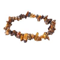 Natural Gemstone Chips Bracelets Tiger Eye Stone & Turquoise & Agate & Aventurine fashion jewelry & Unisex 180mm Sold Per Approx 7.1 Inch Strand