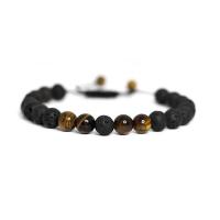 Gemstone Bracelets Lava with Natural Stone fashion jewelry & Unisex Sold Per Approx 7.1 Inch Strand