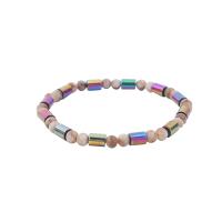 Fashion Jewelry Anklet Hematite Adjustable & Unisex multi-colored 230mm Sold Per Approx 9.1 Inch Strand